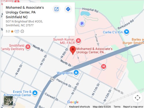 Get Directions From Your Location to Mohamed & Associates Urology Center Get Directions From Your Location to Mohamed & Associates Urology Center